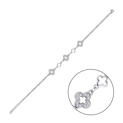 Срібний браслет з фіанітами (арт. 7509/3783)