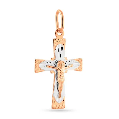 Золотой крестик с распятием (арт. 529400)