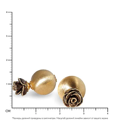 Золоті сережки пусети Francelli (арт. 105319жкр)