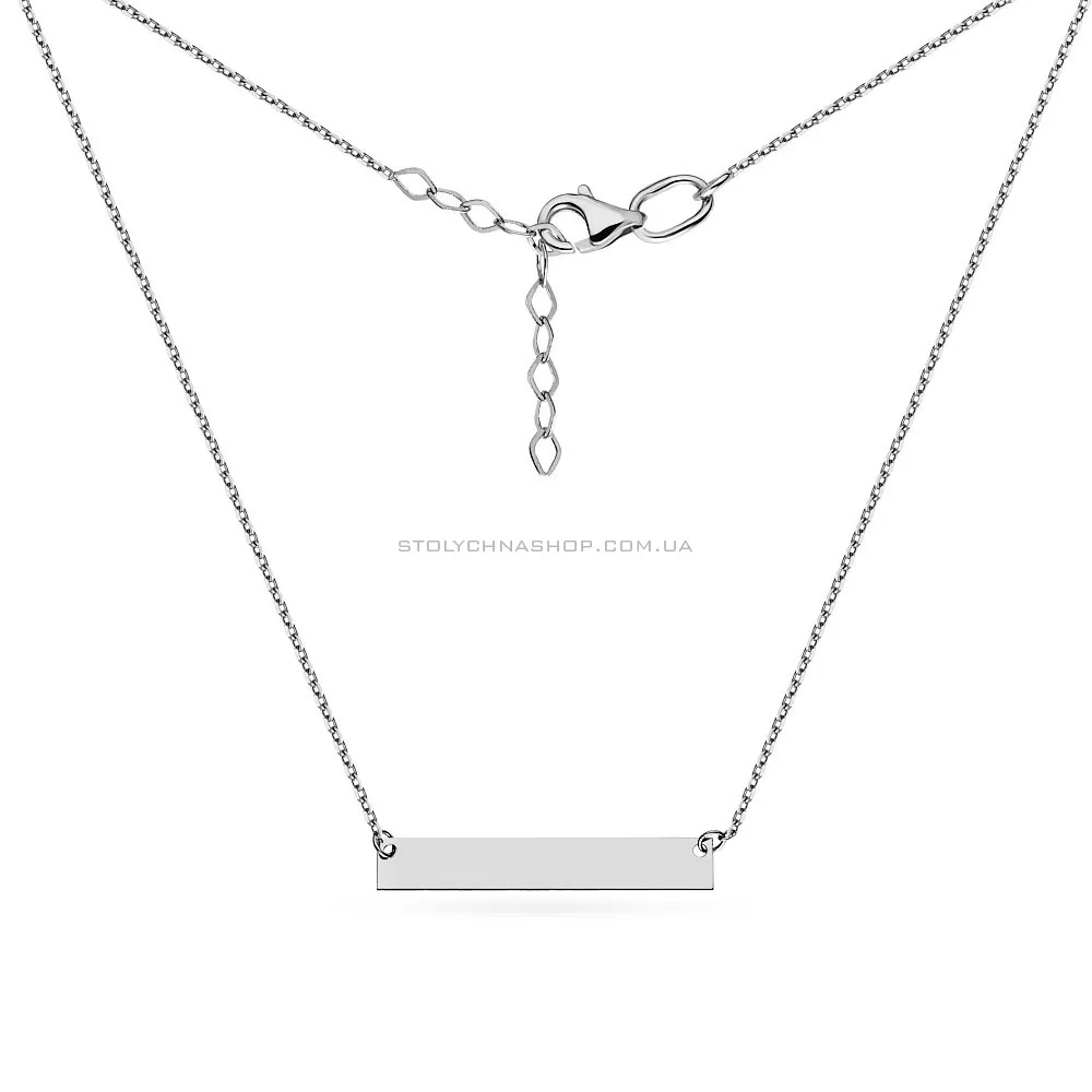 Кольє Celebrity Chain з білого золота (арт. 351260б) - 2 - цена