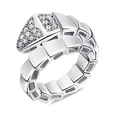 Серебряное кольцо с фианитами (арт. 7501/6490)