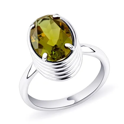 Серебряное кольцо с кварцем  (арт. 05012887)