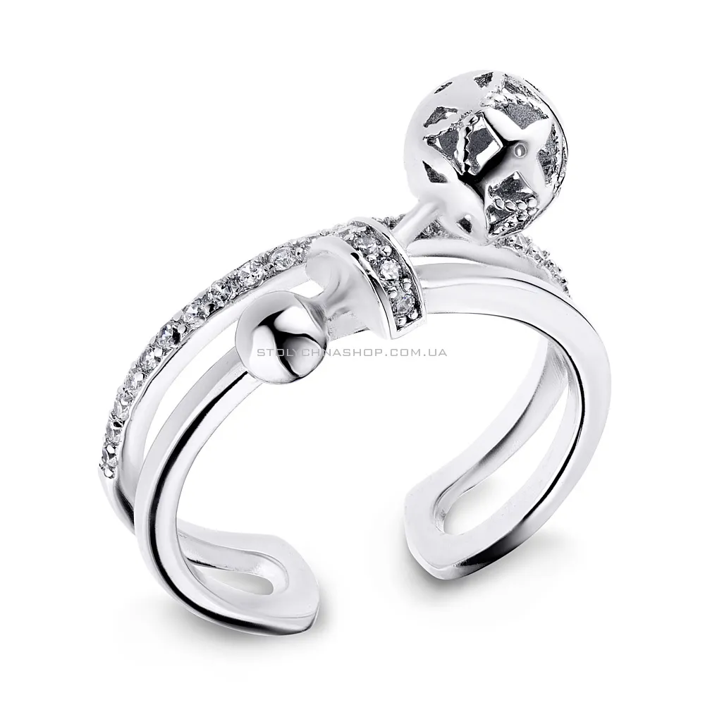 Безразмерное серебряное кольцо Trendy Style (арт. 7501/3771)
