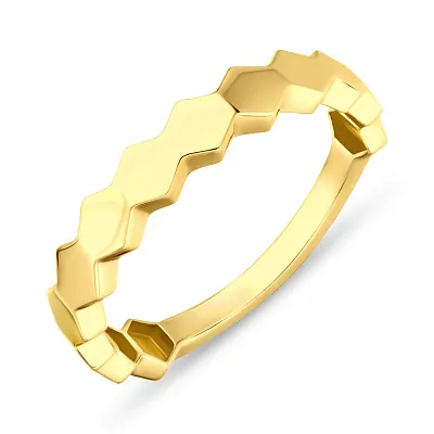 Кольцо из желтого золота без камней (арт. 154845ж)