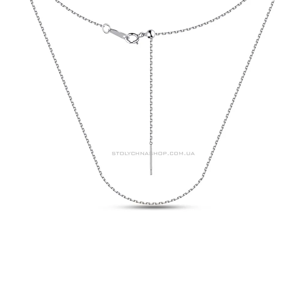 Серебряное колье без камней (арт. 7507/607)
