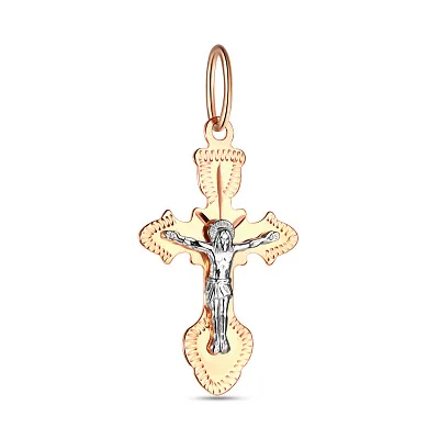 Золотой нательный крестик (арт. 516601)