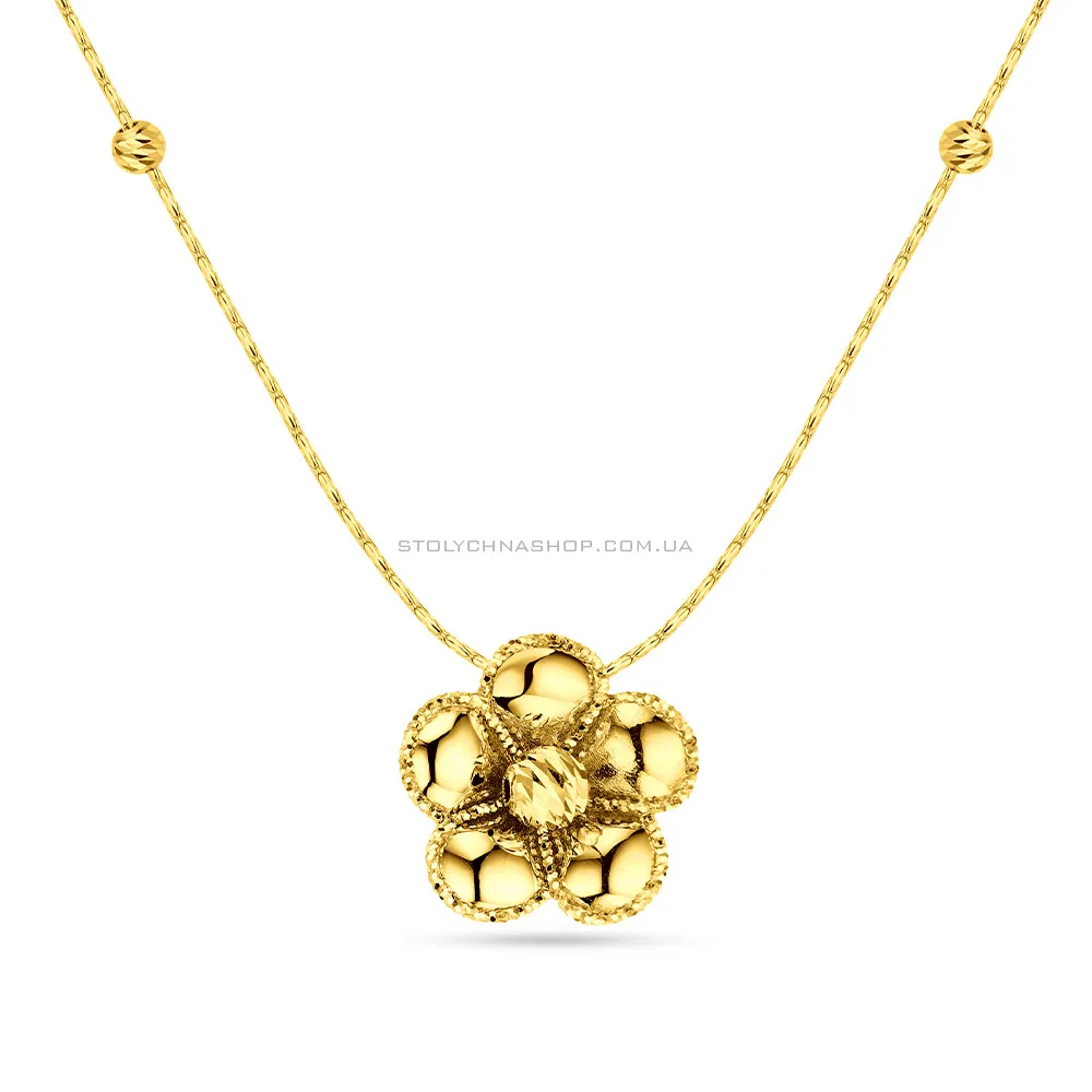 Золоте кольє Francelli «Квітка»  (арт. 352362ж)
