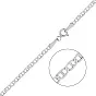 Серебряная цепочка плетения Барли (арт. 0300116)
