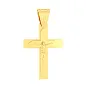 Крестик из желтого золота «Вера в спасение» (арт. 501370жж)