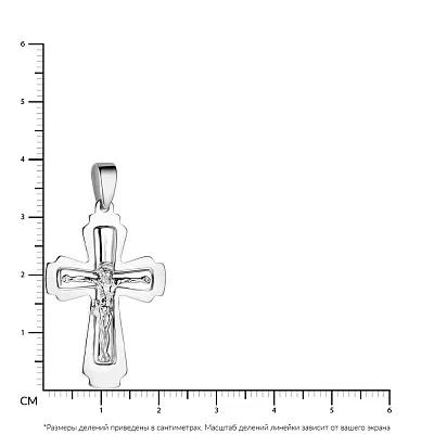 Нательный крестик с распятием из золота (арт. 501379бб)