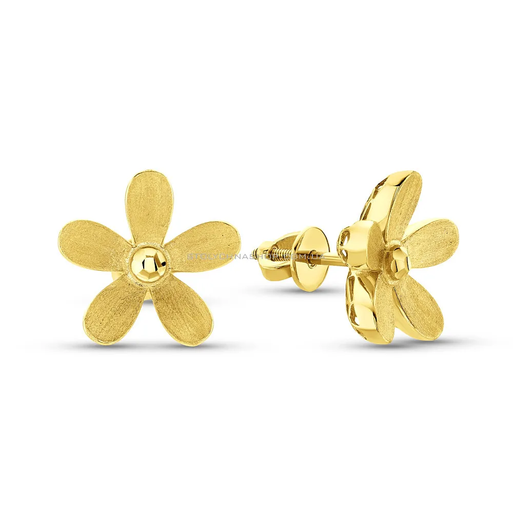 Золотые серьги Francelli Цветы (арт. 111205ж) - цена