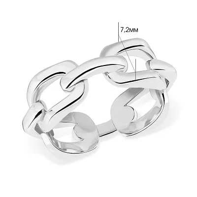 Кольцо из серебра &quot;Цепь&quot; без камней Trendy Style (арт. 7501/5615)