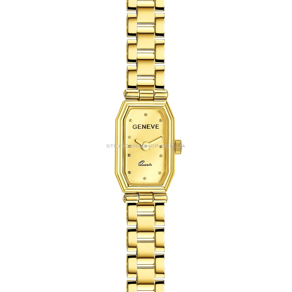 Жіночий кварцовий годинник з жовтого золота (арт. 260208ж)