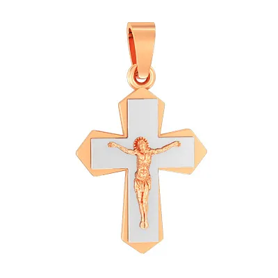 Крестик золотой «Тень бессмертной надежды» (арт. 501047)