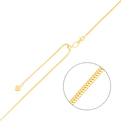 Золотий ланцюжок з регульованою довжиною (арт. 304204жз)