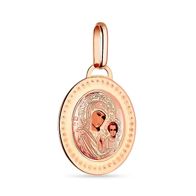 Ладанка «Матір Божа Казанська» з золота  (арт. 421273К)