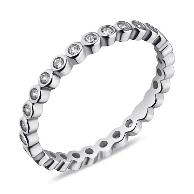 Серебряное кольцо с фианитами (арт. 7501/6750)