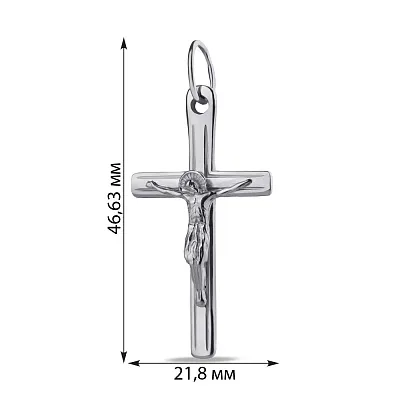 Крестик из серебра «Распятие Христа» (арт. 7504/Кр0067)