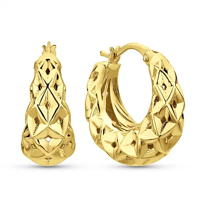 Серьги из желтого золота (арт. 1091932ж)
