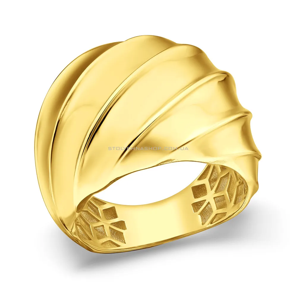 Массивное кольцо из желтого золота Francelli  (арт. 156203ж) - цена
