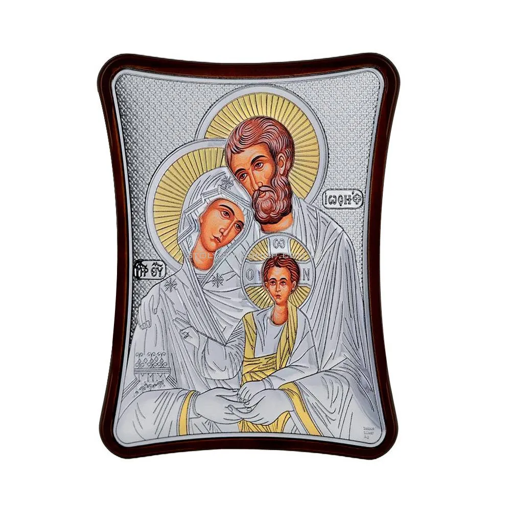 Ікона з позолотою "Святе Сімейство" (200х150 мм) (арт. MA/E1405/1X)