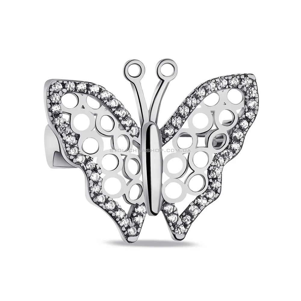 Срібна брошка Метелик (арт. 7505/195) - цена