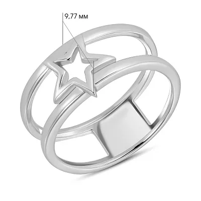 Серебряное кольцо Trendy Style без камней  (арт. 7501/4902)