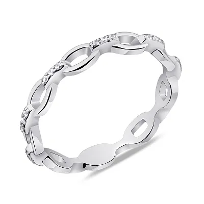 Серебряное кольцо с фианитами (арт. 7501/6013)