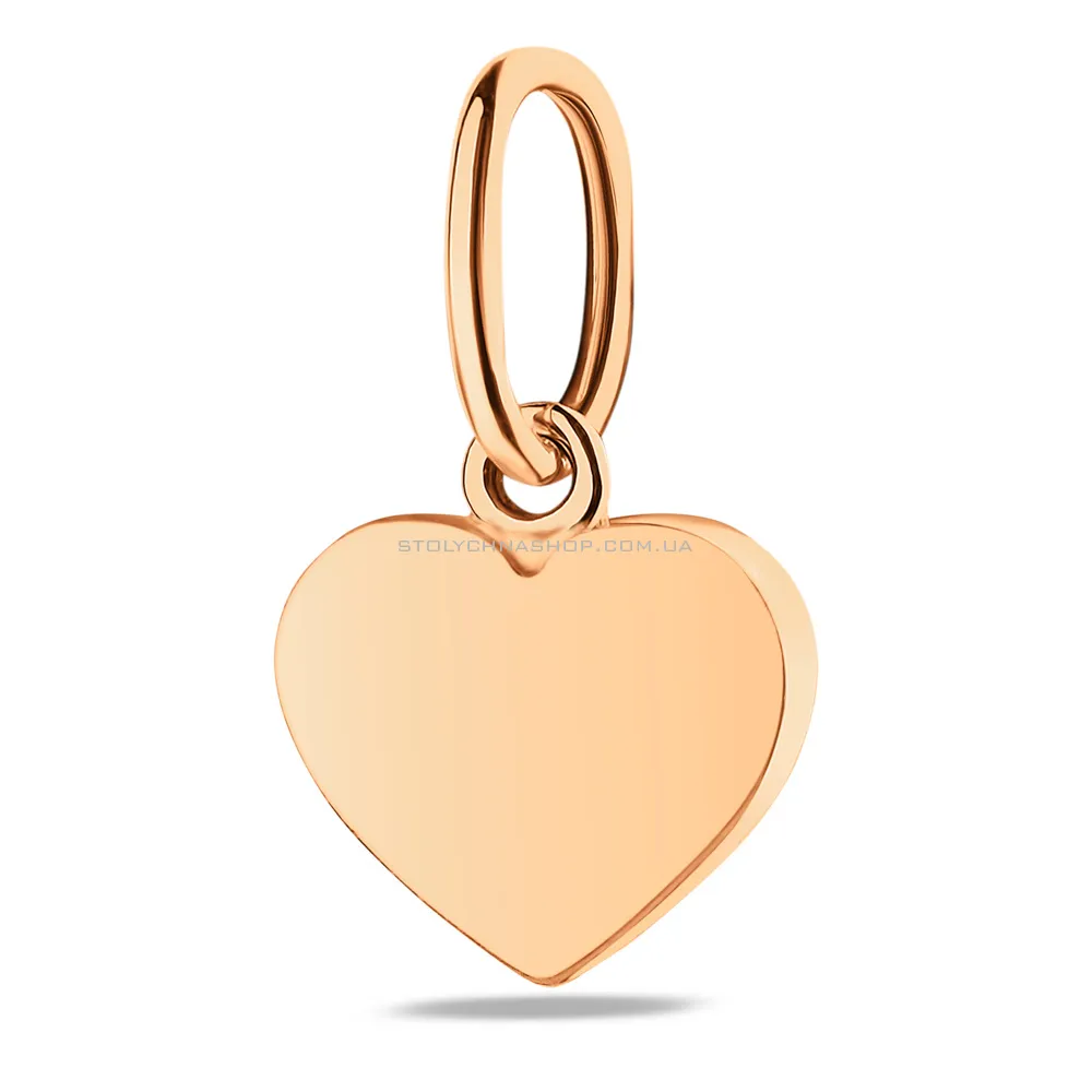 Золотий кулон «Сердечко»  (арт. 423990) - цена