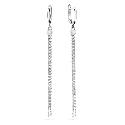 Срібні сережки з підвісками (арт. 7502/3727)