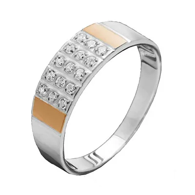 Серебряное кольцо с фианитами (арт. 7201/005кю)