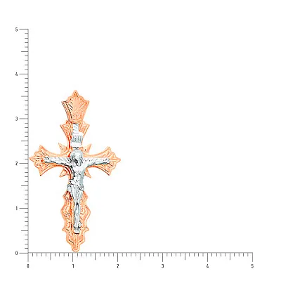Золотий хрестик з розп'яттям (арт. 501571кб)