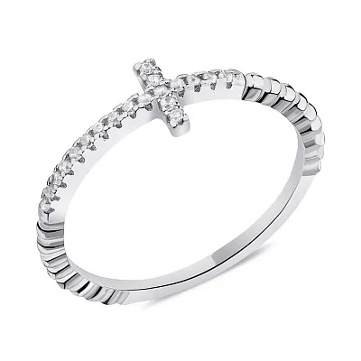 Серебряное кольцо с фианитами (арт. 7501/6141)