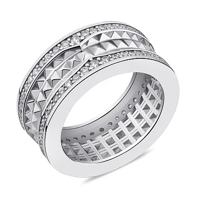 Серебряное кольцо с фианитами (арт. 7501/6576)