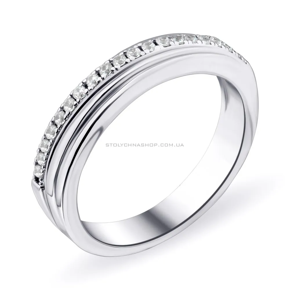 Кольцо серебряное с фианитами  (арт. 7501/3661) - цена
