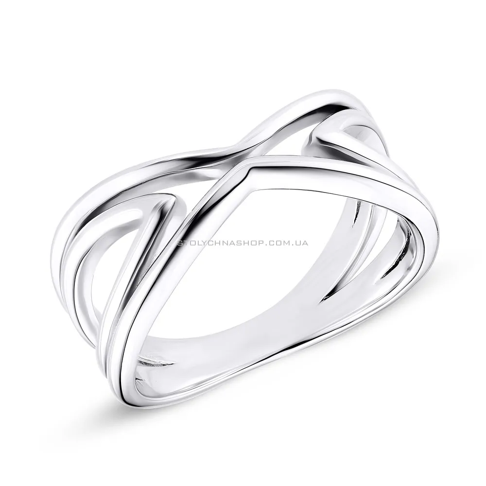 Кольцо из серебра без камней (арт. 7501/4337) - цена