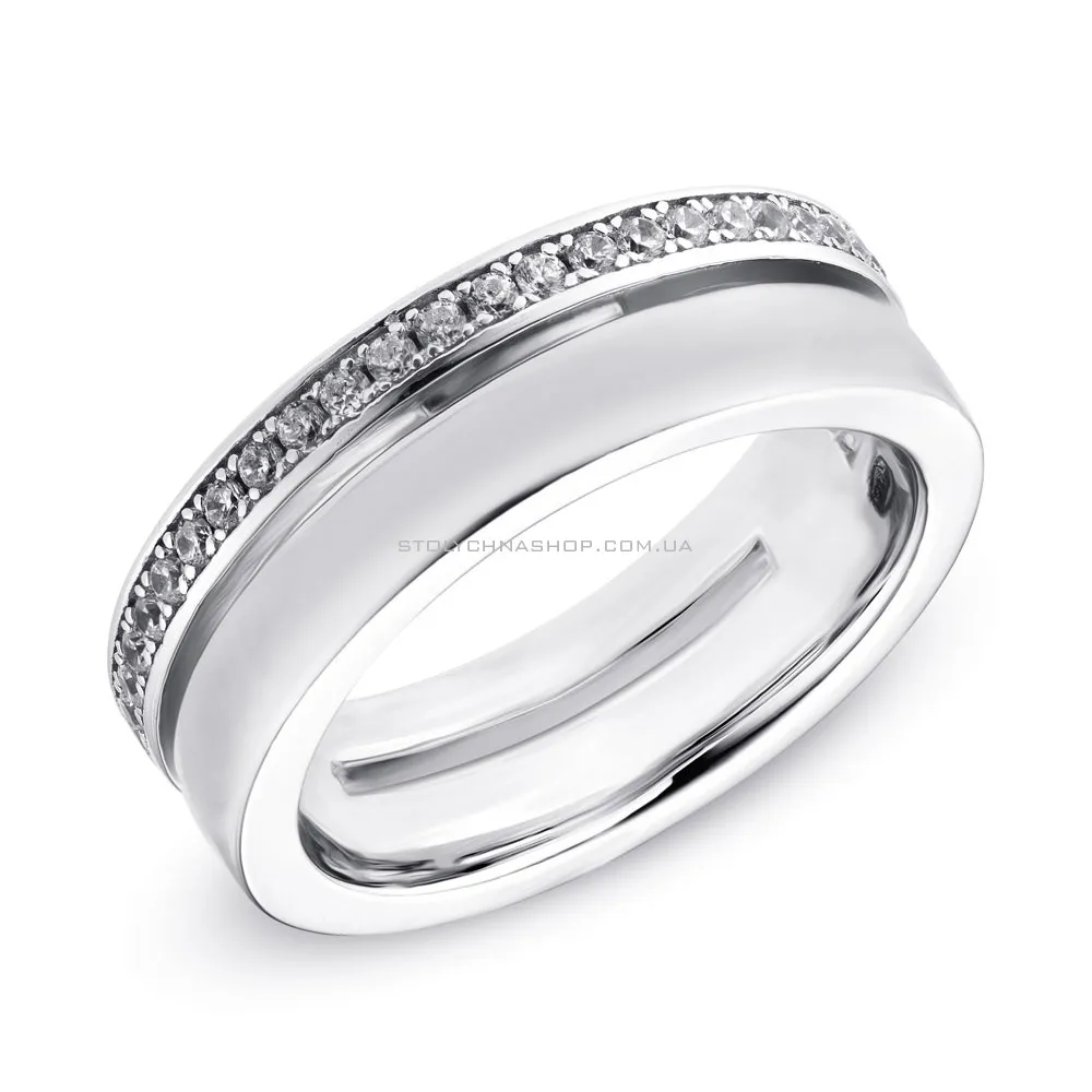 Серебряное кольцо с фианитами (арт. 7501/4314)