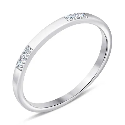 Серебряное кольцо с фианитами (арт. 7501/6887)