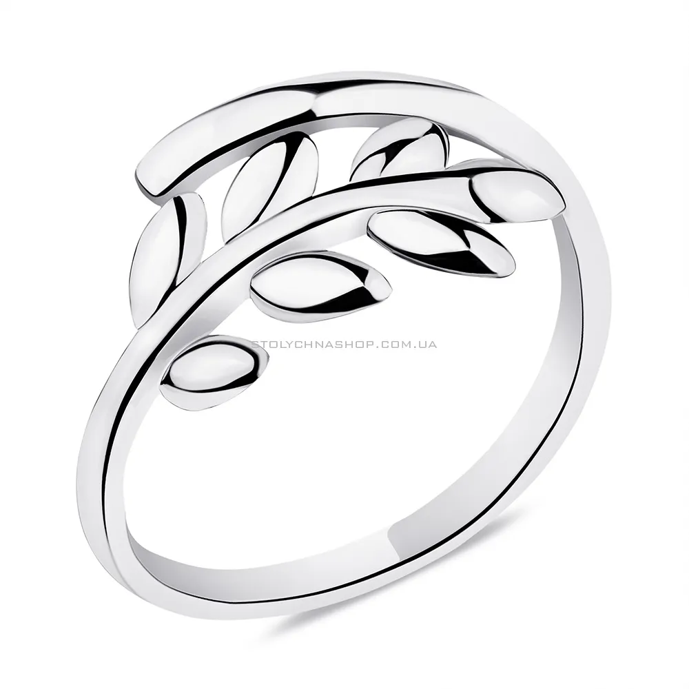 Серебряное кольцо Веточка без камней (арт. 7501/6210)