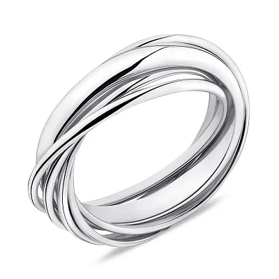 Многослойное серебряное кольцо (арт. 7501/4739)