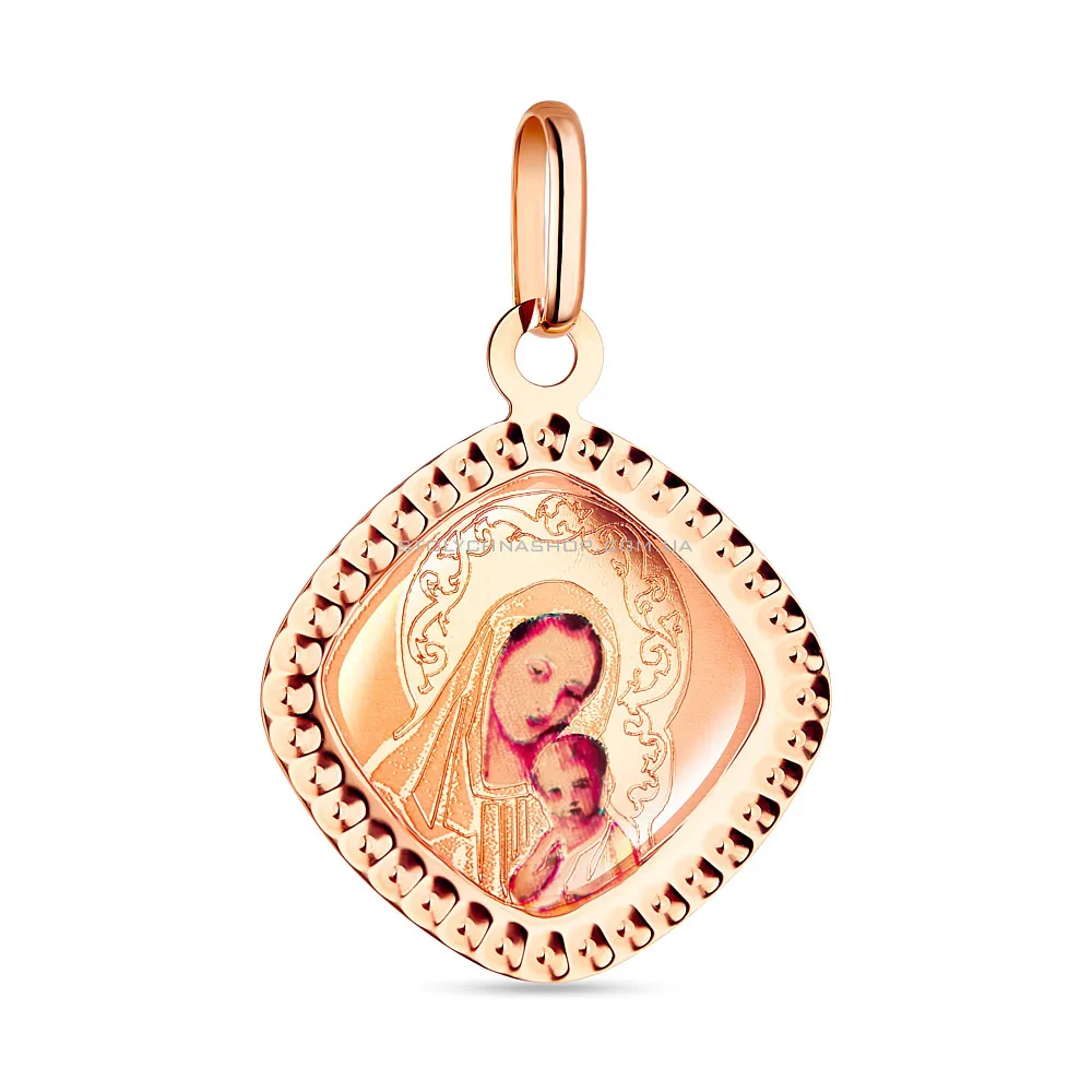 Ладанка золота Божа Матір «Володимирська»  (арт. 421676)