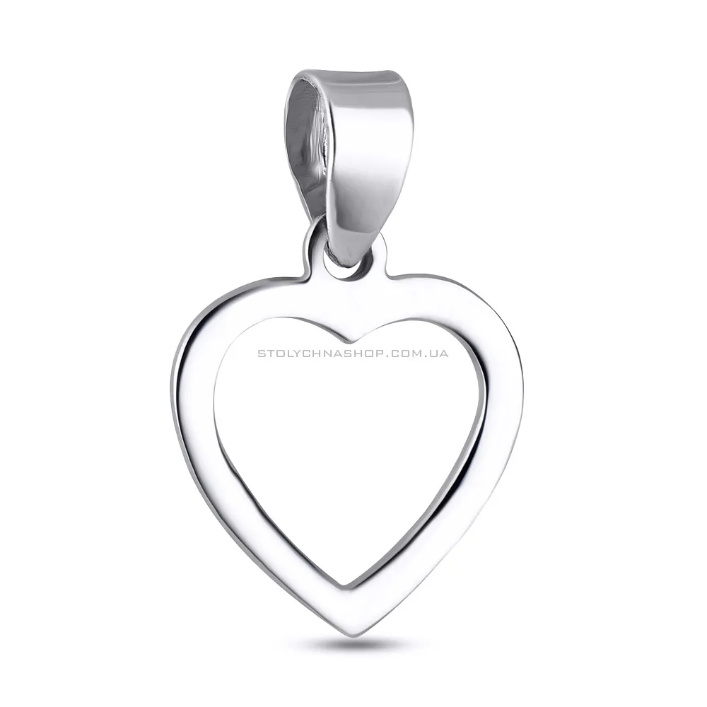 Серебряная подвеска «Сердце» (арт. 7503/2436)