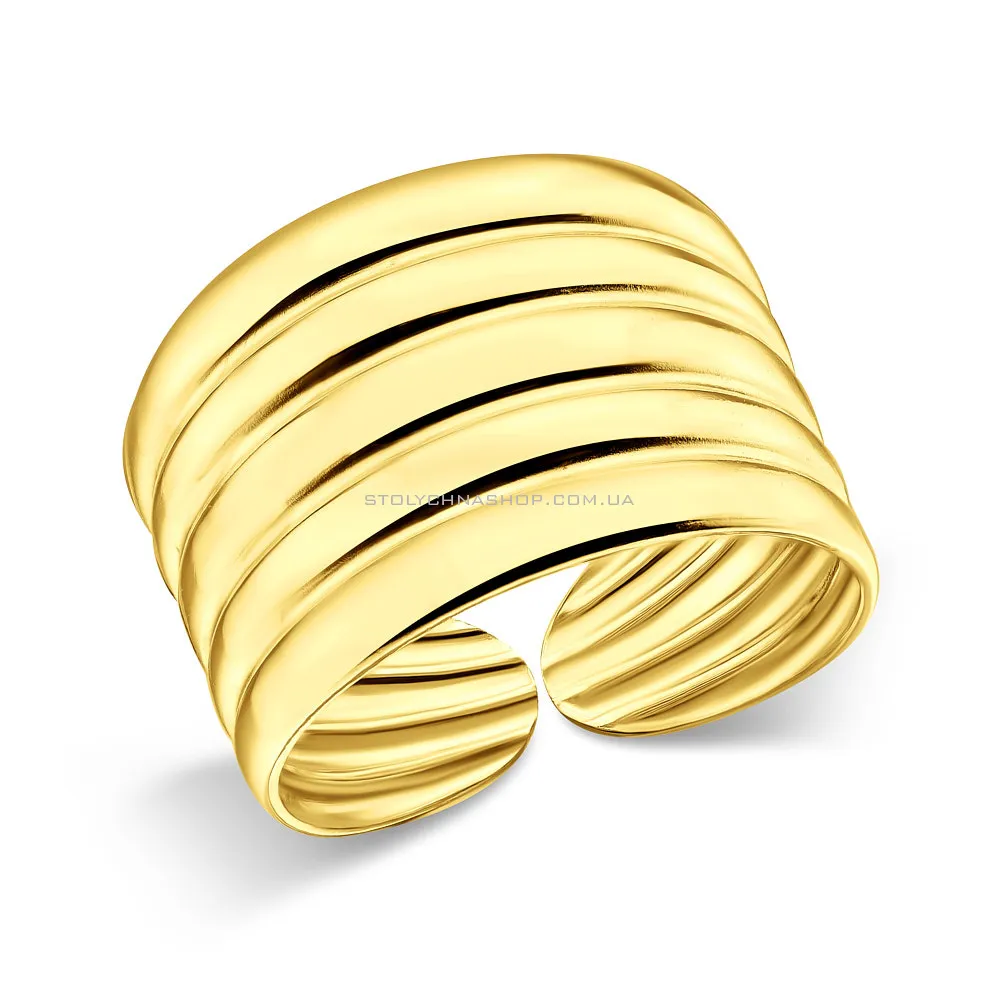 Безразмерное кольцо из желтого золота (арт. 156284ж) - цена