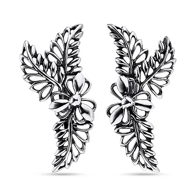 Срібні сережки «Квіти» (арт. 7902/1100224)