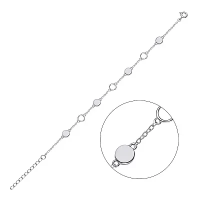 Срібний жіночий браслет Trendy Style (арт. 7509/1880м)