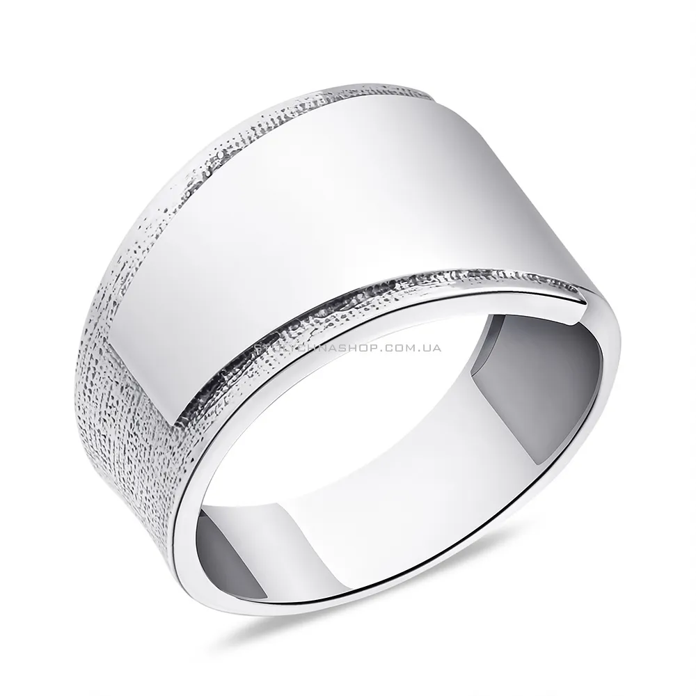 Массивное кольцо из серебра без камней (арт. 7901/381кп)