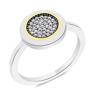 Серебряное кольцо с фианитами (арт. 7901/6178бж)