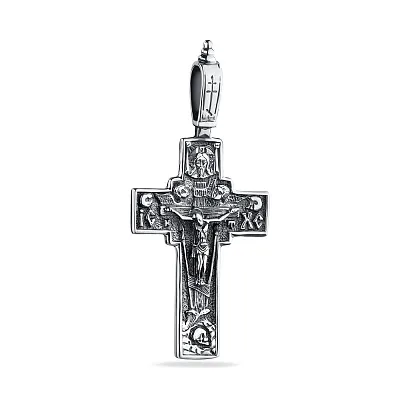 Масивний хрест зі срібла з розп'яттям  (арт. 7904/3100110)