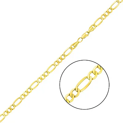 Ланцюжок з жовтого золота в плетінні Картьє (арт. 306014ж)