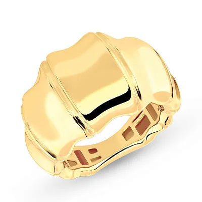 Золотое массивное кольцо Francelli в желтом цвете металла  (арт. е155417ж)
